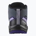 Salomon XA Pro V8 MID WP gyermek túrabakancs turbulence / fekete / liberty 10