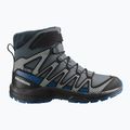 Gyermek túrabakancs Salomon XA Pro V8 Winter Waterproof turbulence / fekete / sötétkék