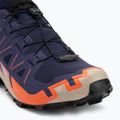 Férfi futócipő Salomon Speedcross 6 GTX maritime blue/fekete/cseresznye paradicsom 7