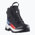 Férfi túracipők Salomon Crosstrak Powder WP Equipe black/black 2