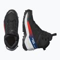 Férfi túracipők Salomon Crosstrak Powder WP Equipe black/black 3