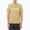 Férfi póló Salomon Logo szürke zöld