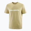 Férfi póló Salomon Logo szürke zöld 3