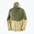 Férfi softshell dzseki Salomon Outherpath Pro 2.5 l szürke zöld/szőlőlevél 9