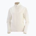 Női túra pulóver Salomon Essential Lightwarm Full Zip whisper white 5