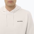 Férfi pulóver Salomon Chest Logo Hoodie whisper white 3