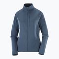 Női polár pulóver Salomon Lightwarm Full Zip blue nights 5