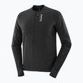 Férfi futópulóver Salomon Ultra Fleece Deep Black 8