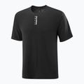 Férfi futópóló  Salomon Ultra Tee deep black 5