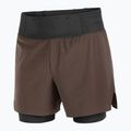 Salomon Sense Aero férfi futóshort 2IN1 5 "coffee bean" 8