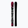 Gyermek lesikló sílécek + kötések Salomon QST Jr Black XS + C5 GW black/neon punch
