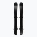 Gyermek lesikló sílécek + kötések Salomon QST Jr Black XS + C5 GW black/neon punch 3