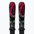 Gyermek lesikló sílécek + kötések Salomon QST Jr Black XS + C5 GW black/neon punch 5