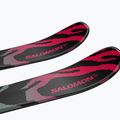 Gyermek lesikló sílécek + kötések Salomon QST Jr Black XS + C5 GW black/neon punch 6