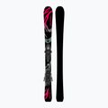 Gyermek lesikló sílécek + kötések Salomon QST Jr Black S + C5 GW black/neon punch 3