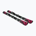 Gyermek lesikló sílécek + kötések Salomon QST Jr Black S + C5 GW black/neon punch 4