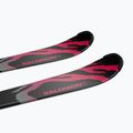 Gyermek lesikló sílécek + kötések Salomon QST Jr Black S + C5 GW black/neon punch 6