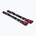 Gyermek lesikló sílécek + kötések Salomon QST Jr Black M + C5 GW black/neon punch 4