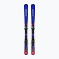 Gyermek lesikló sílécek + kötések Salomon Equipe Jr S + C5 GW race blue/equipe red