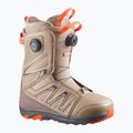 Férfi snowboard cipők Salomon Launch Boa SJ Boa kelp/brown lentil/dragon fire