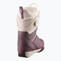 Női snowboard cipők Salomon Kiana Dual Boa W huckleberry/dawn pink/almond milk 3