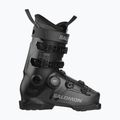 Férfi sícipők Salomon S/PRO Supra S Boa 100 black/beluga met/dark grey met
