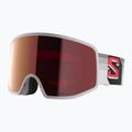 Síszemüveg Salomon Sentry Pro Sigma S3 translucent frozen/sigma fire red
