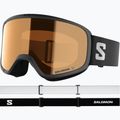 Gyerek síszemüveg Salomon Rio S2 black/flash tonic orange 2