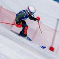 Gyerek sísisak Salomon Equipe Fis + Chinguard Jr white/race blue 10