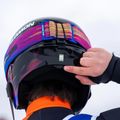 Gyerek sísisak Salomon Equipe Fis + Chinguard Jr black/flames 7