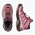 Gyermek kirándulócipők Salomon XA Pro Mid Waterproof nocturne/dusky orchid 3