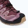 Gyermek kirándulócipők Salomon XA Pro Mid Waterproof nocturne/dusky orchid 7
