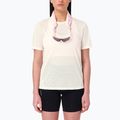 Női futó póló Salomon Shakeout Core GFX SS Tee whisper white/pink frosting