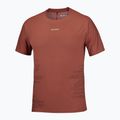 Férfi futó póló Salomon Sense Aero GFX Tee SS burnt umber/coffee bean 4