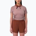 Női futó póló Salomon Sense Aero GFX Tee SS antler/chocolate fondant