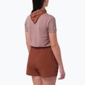 Női futó póló Salomon Sense Aero GFX Tee SS antler/chocolate fondant 2