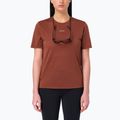 Női futó póló Salomon Shakeout Core SS Tee burnt umber