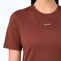 Női futó póló Salomon Shakeout Core SS Tee burnt umber 3