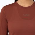 Női hosszú ujjú póló futáshoz Salomon Shakeout Core LS Tee burnt umber 3