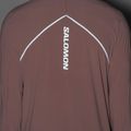 Férfi futópulóver Salomon Sense Aero Hybrid Half Zip Hooded antler 7