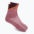 Zokni Salomon Pulse Ankle dusky orchid/huckleberry/dragon fire