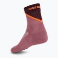 Zokni Salomon Pulse Ankle dusky orchid/huckleberry/dragon fire 2