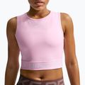Női edző felső Nike Pro Dri-Fit pink foam/white 4