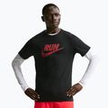 Férfi póló Nike Dri-Fit Running black/team crimson