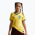 Gyerek focimez Nike Brazil 2026 Stadium Home Soccer Replica canary/light menta/geode teal