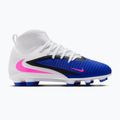Gyerek focicipő Nike Phantom 6 High Club FG/MG racer blue/white/pink blast 8