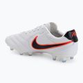 Férfi futballcipők Nike Tiempo Ligera Pro FG white/bright crimson/black 3