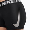 Női edzősort Nike Pro Mid Rise Biker 3" black/white/metallic silver 8