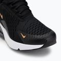 Gyerekcipő Nike Air Max 270 black/laser orange/metallic copper 7