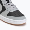 Gyerekcipő Nike Court Borough Mid 2 black/white/gum med brown/light smoke grey 7
